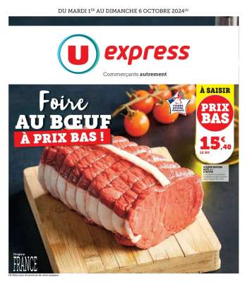 Catalogue U express - 01/10/2024 - 06/10/2024.
