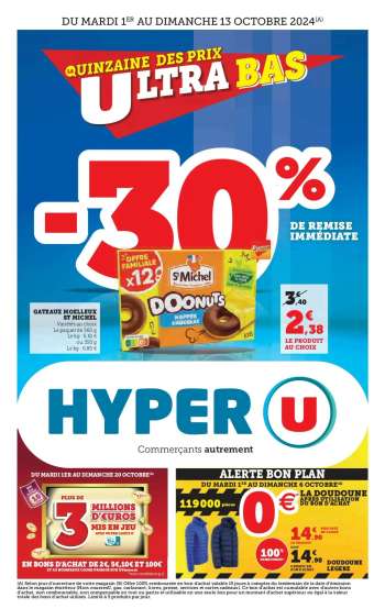 Catalogue HYPER U - 01/10/2024 - 13/10/2024.