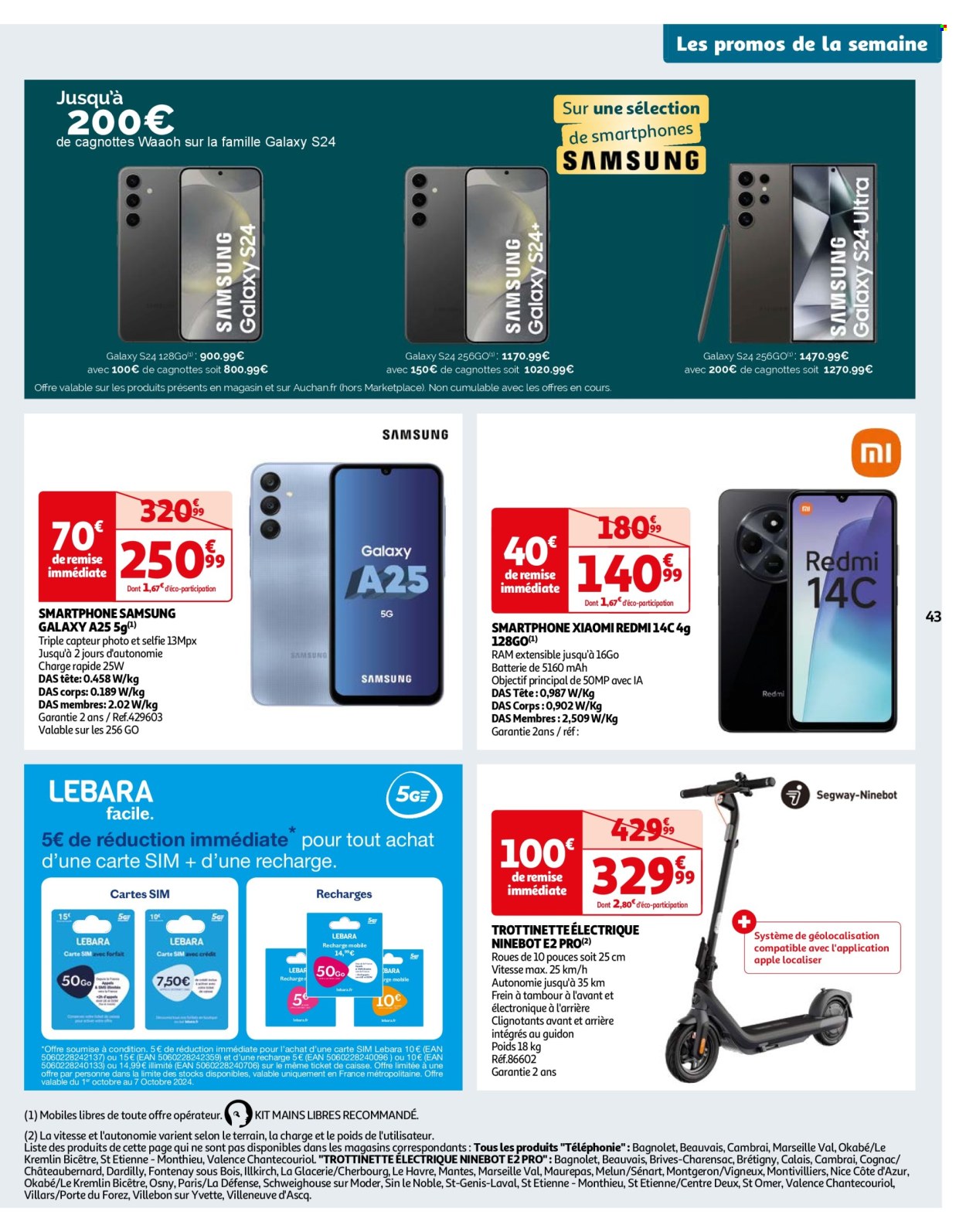 Catalogue Auchan - 01/10/2024 - 07/10/2024. Page 43