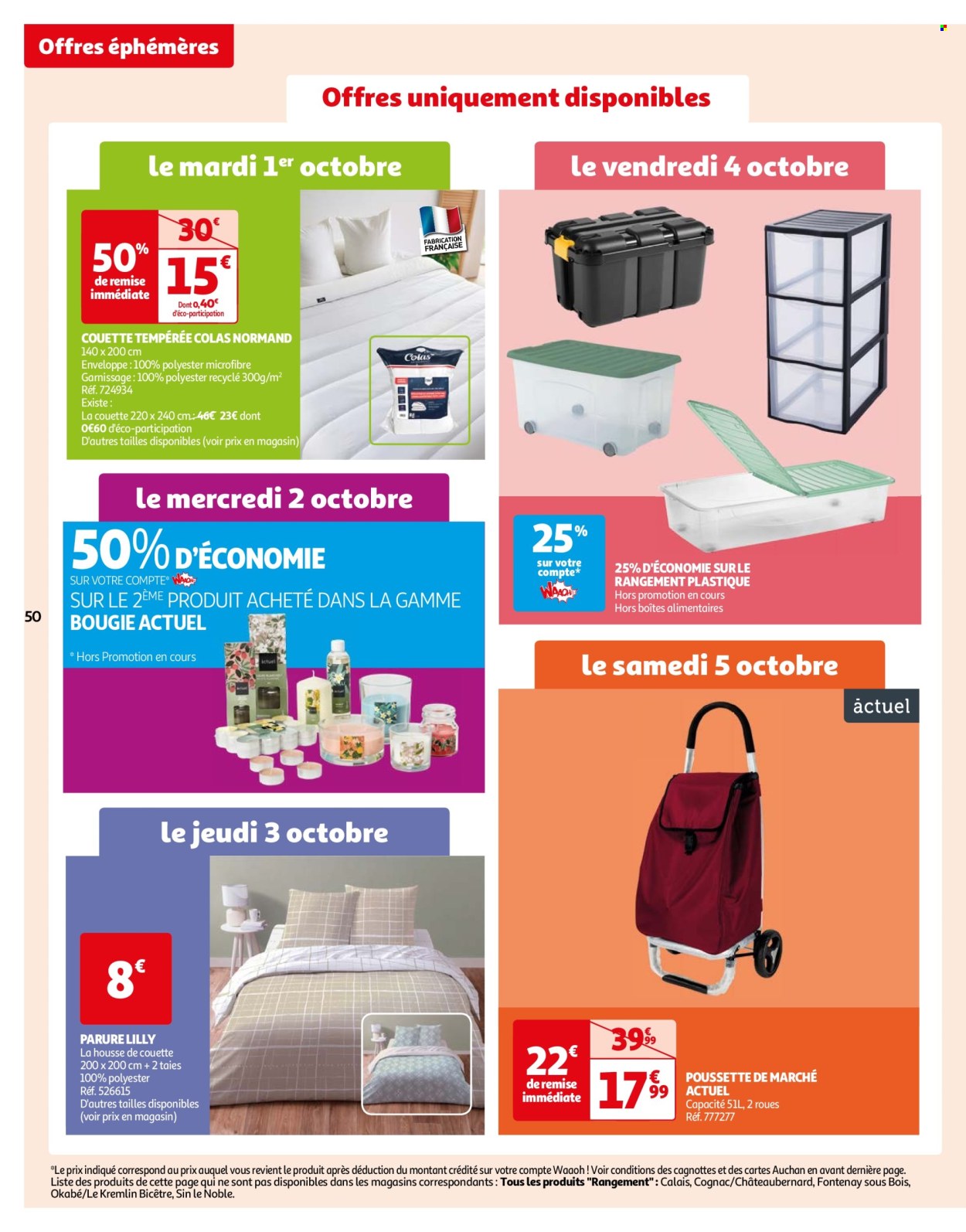 Catalogue Auchan - 01/10/2024 - 07/10/2024. Page 50