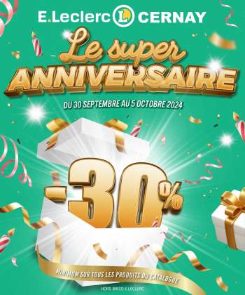 Catalogue E.Leclerc - 30/09/2024 - 05/10/2024.