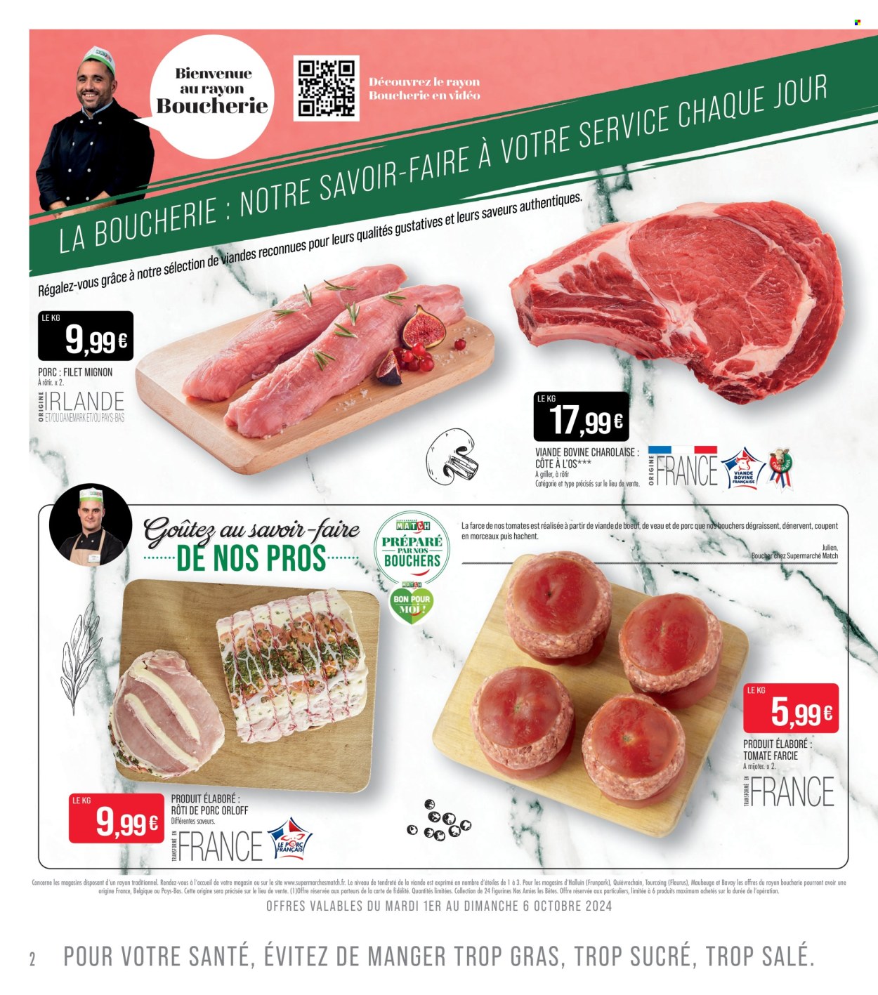 Catalogue Supermarché Match - 01/10/2024 - 13/10/2024. Page 2