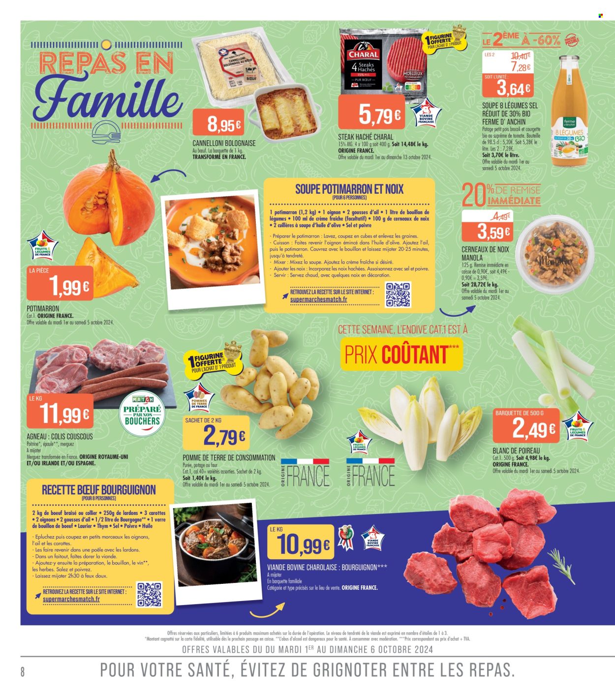 Catalogue Supermarché Match - 01/10/2024 - 13/10/2024. Page 8