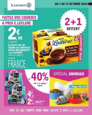Catalogue E.Leclerc - 01/10/2024 - 12/10/2024.