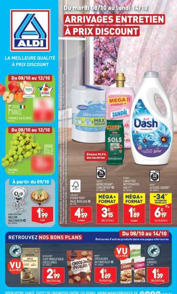 Catalogue ALDI - 08/10/2024 - 14/10/2024.