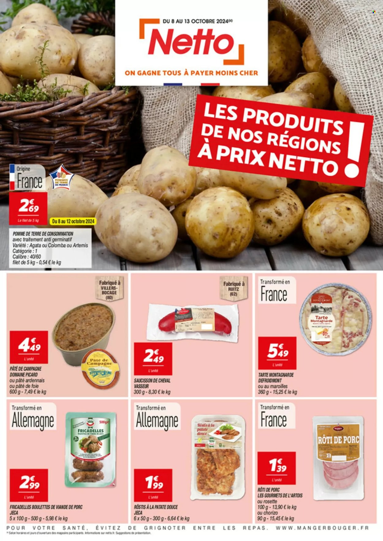 Catalogue Netto - 08/10/2024 - 13/10/2024. Page 1
