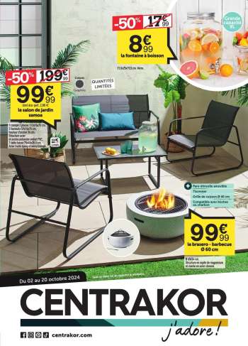 Catalogue Centrakor - 02/10/2024 - 20/10/2024.