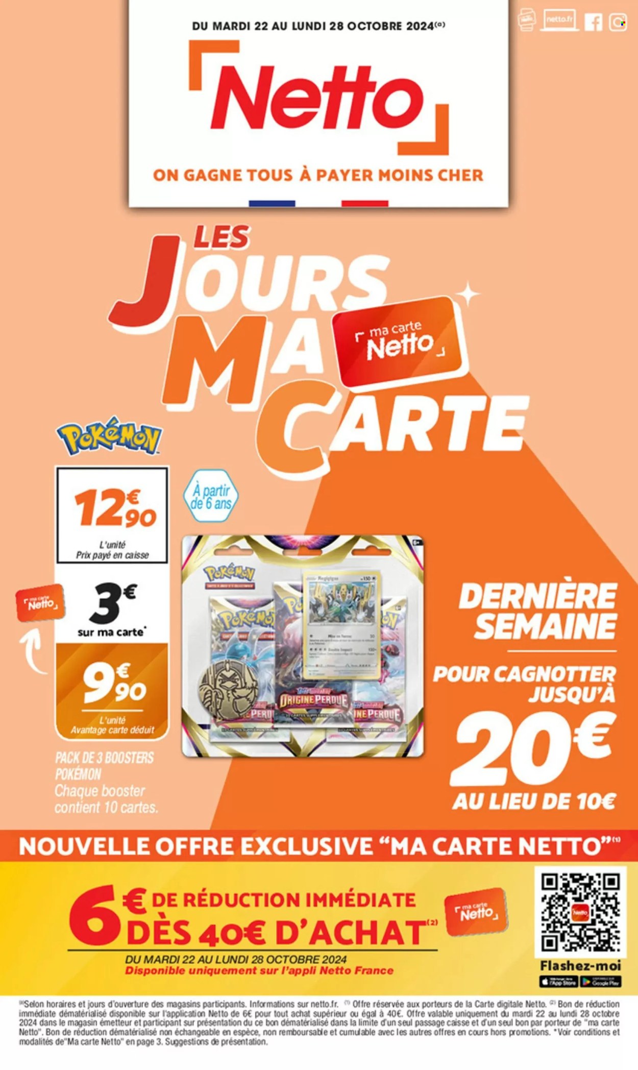 Catalogue Netto - 22/10/2024 - 28/10/2024. Page 1