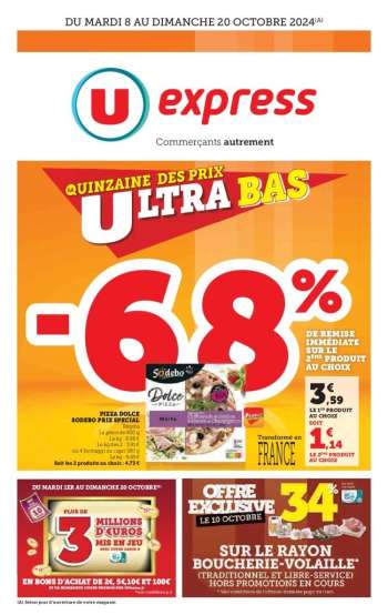 Catalogue U express - 08/10/2024 - 20/10/2024.