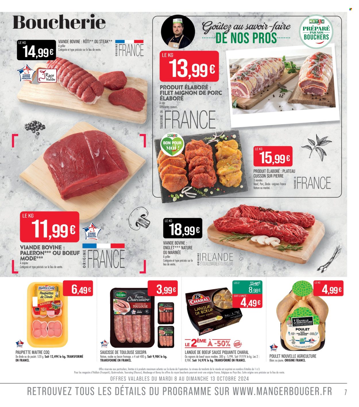 Catalogue Supermarché Match - 08/10/2024 - 20/10/2024. Page 7