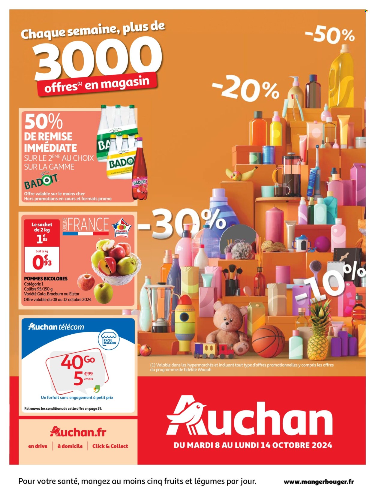 Catalogue Auchan - 08/10/2024 - 14/10/2024. Page 1