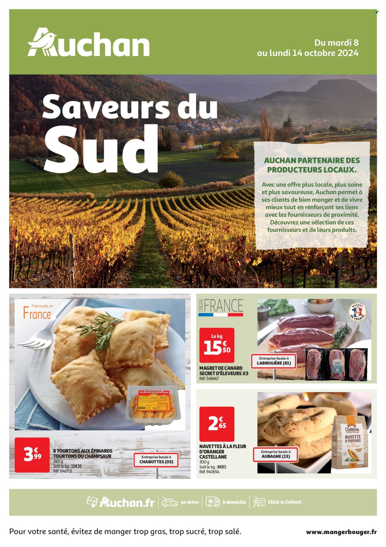 Catalogue Auchan - 08/10/2024 - 14/10/2024. Page 1