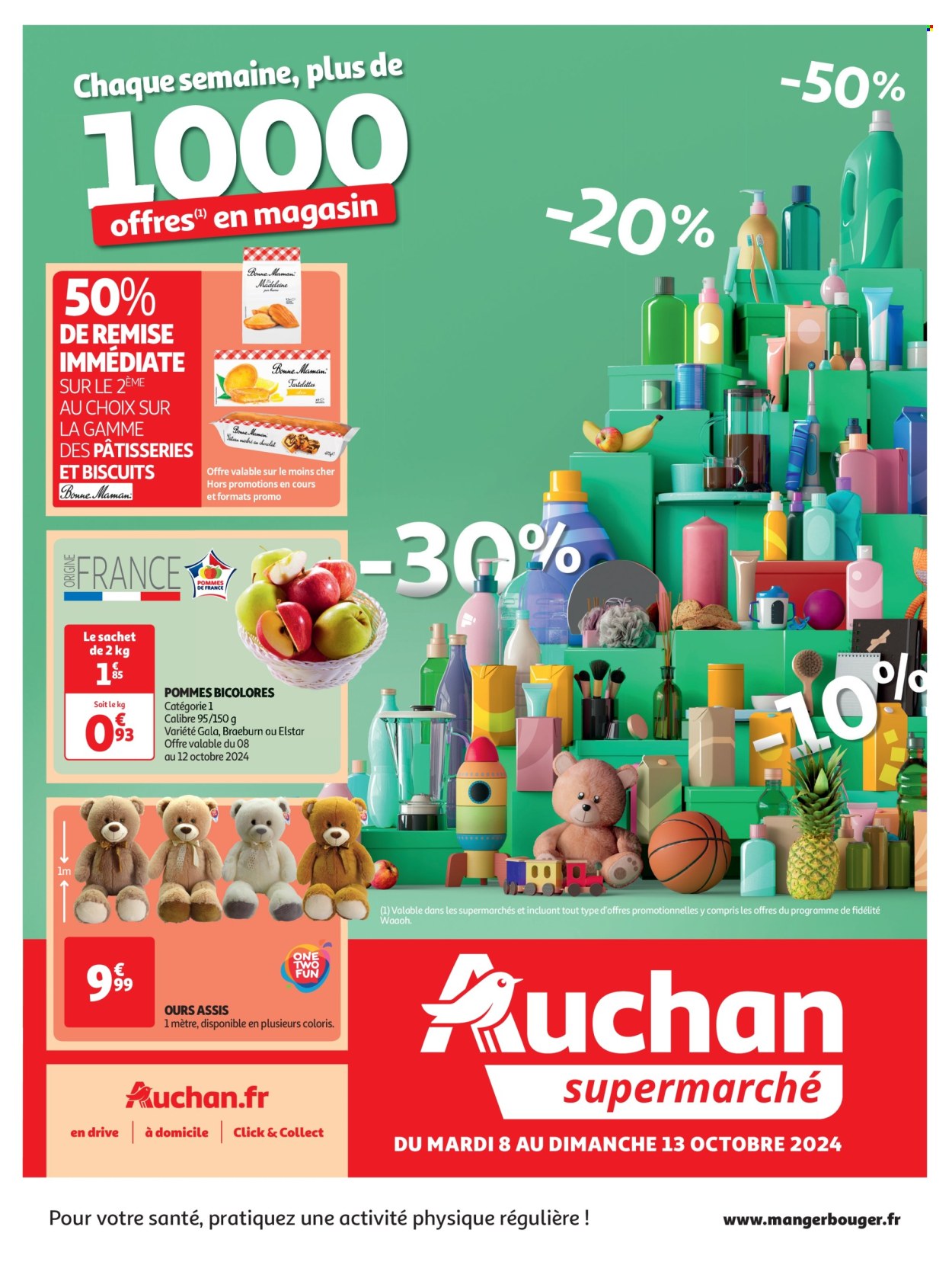 Catalogue Auchan - 08/10/2024 - 13/10/2024. Page 1