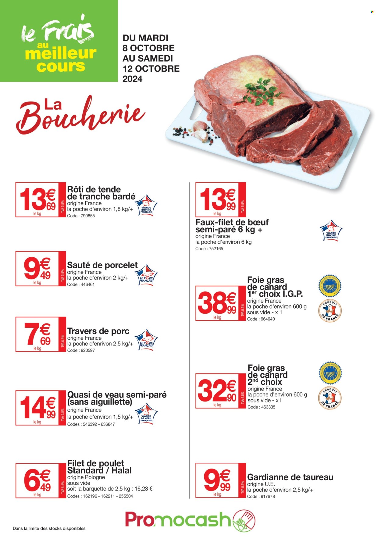 Catalogue Promocash - 08/10/2024 - 12/10/2024. Page 1