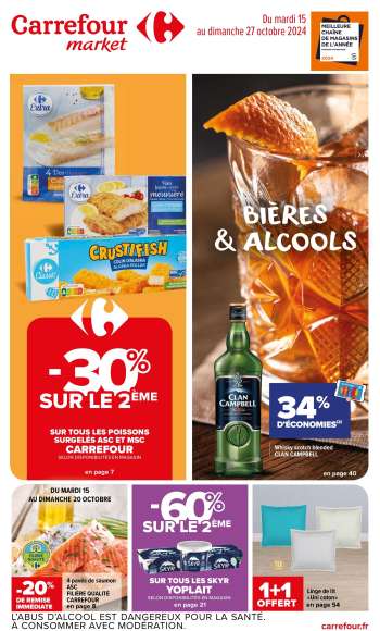 Catalogue Carrefour Market - 15/10/2024 - 27/10/2024.