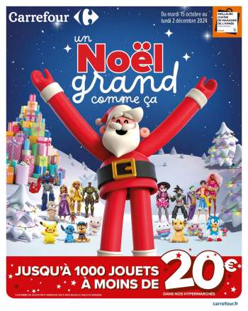 Catalogue Carrefour Hypermarchés - 15/10/2024 - 02/12/2024.