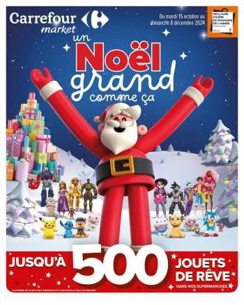 Catalogue Carrefour Market - 15/10/2024 - 08/12/2024.