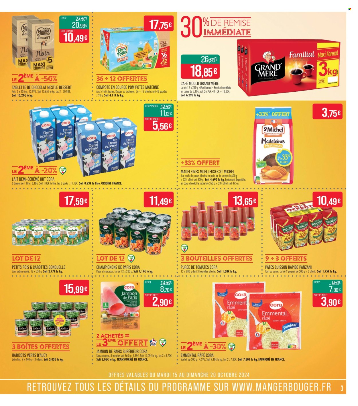 Catalogue Supermarché Match - 15/10/2024 - 27/10/2024. Page 3