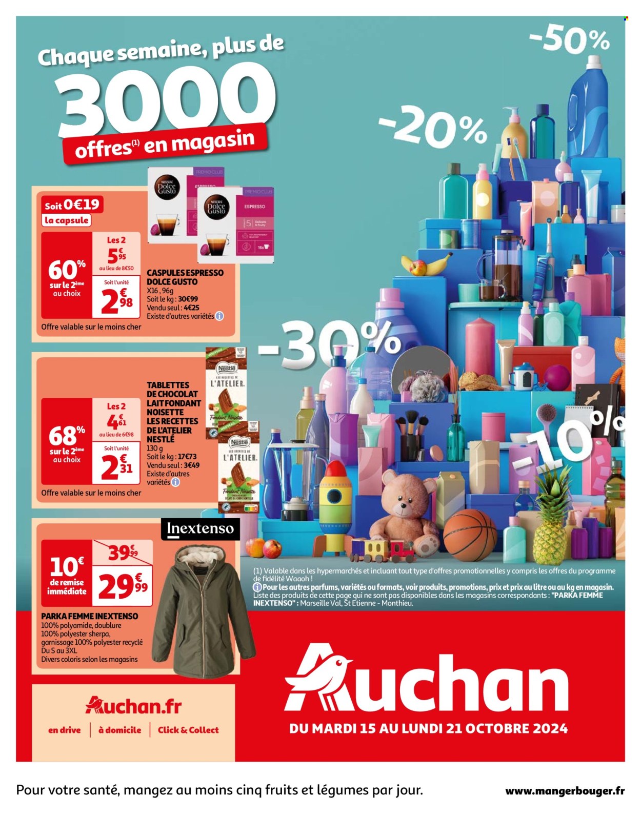 Catalogue Auchan - 15/10/2024 - 21/10/2024. Page 1