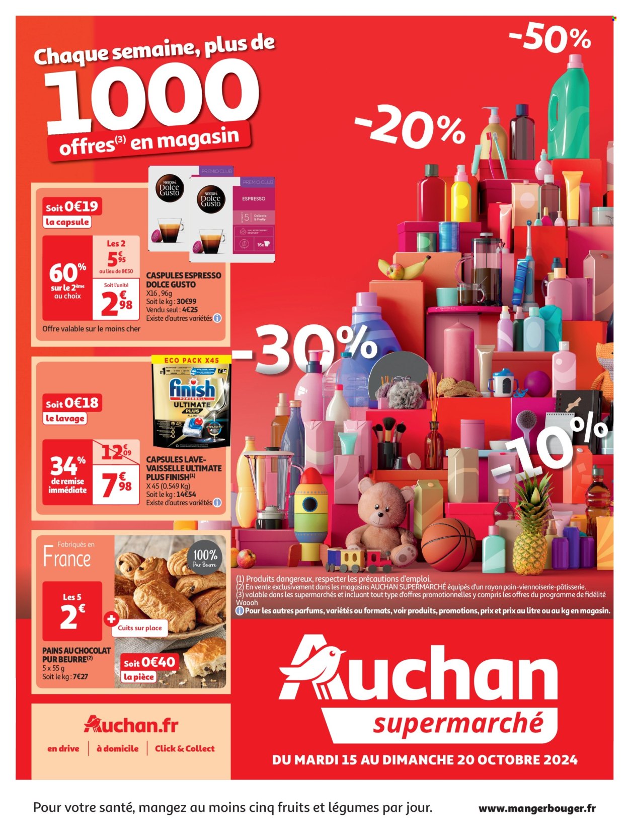 Catalogue Auchan - 15/10/2024 - 20/10/2024. Page 1