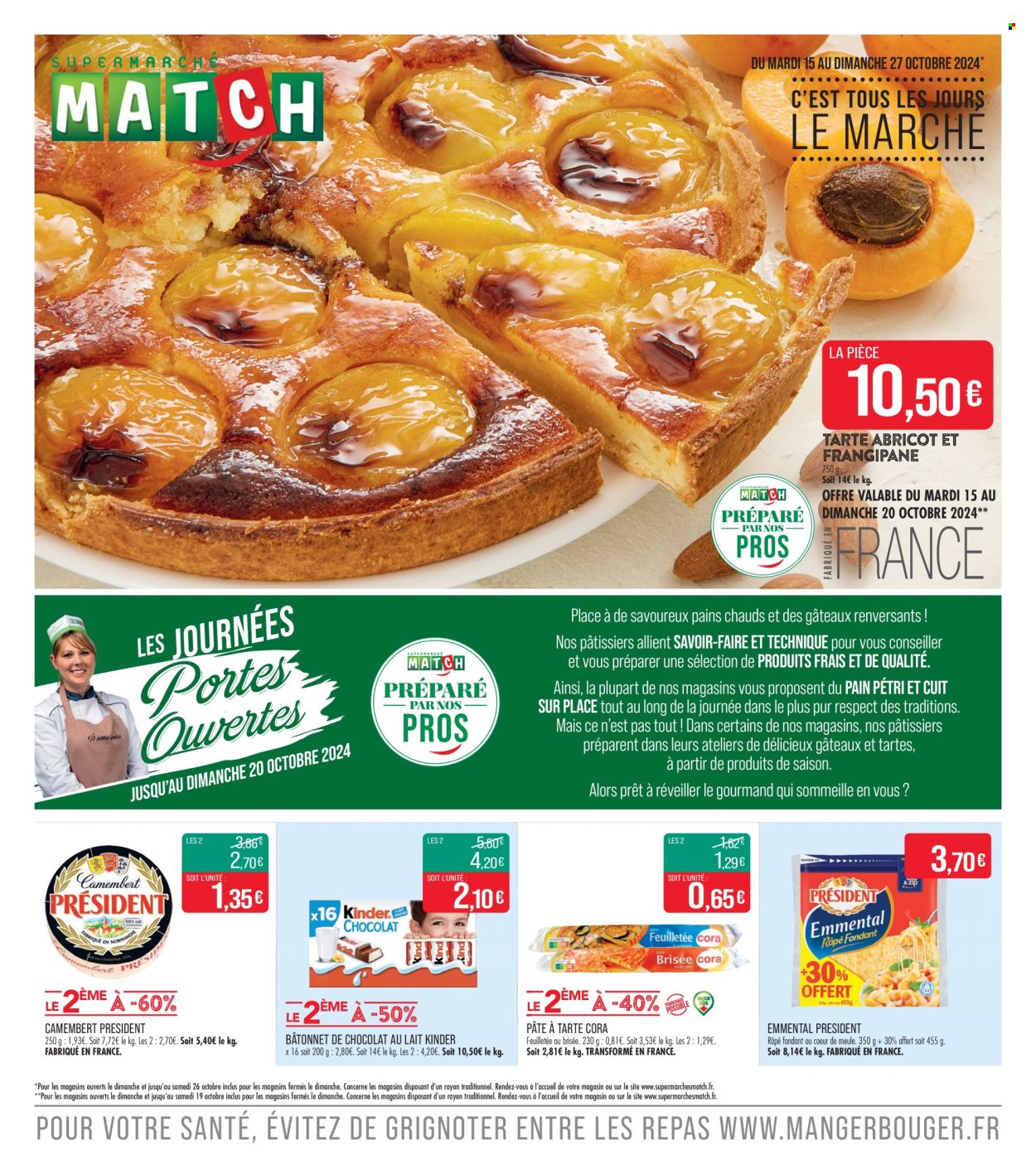 Catalogue Supermarché Match - 15/10/2024 - 27/10/2024. Page 1