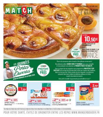Catalogue Supermarché Match - 15/10/2024 - 27/10/2024.