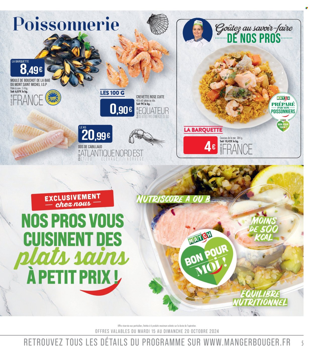 Catalogue Supermarché Match - 15/10/2024 - 27/10/2024. Page 5