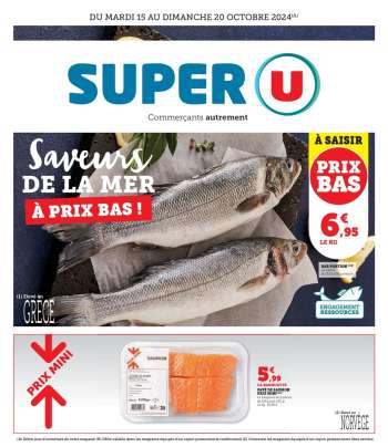 Catalogue SUPER U - 15/10/2024 - 20/10/2024.