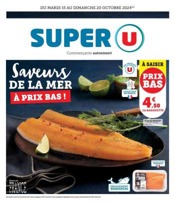 Catalogue SUPER U - 15/10/2024 - 20/10/2024.