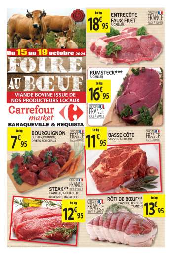 Catalogue Carrefour Market - 15/10/2024 - 19/10/2024.
