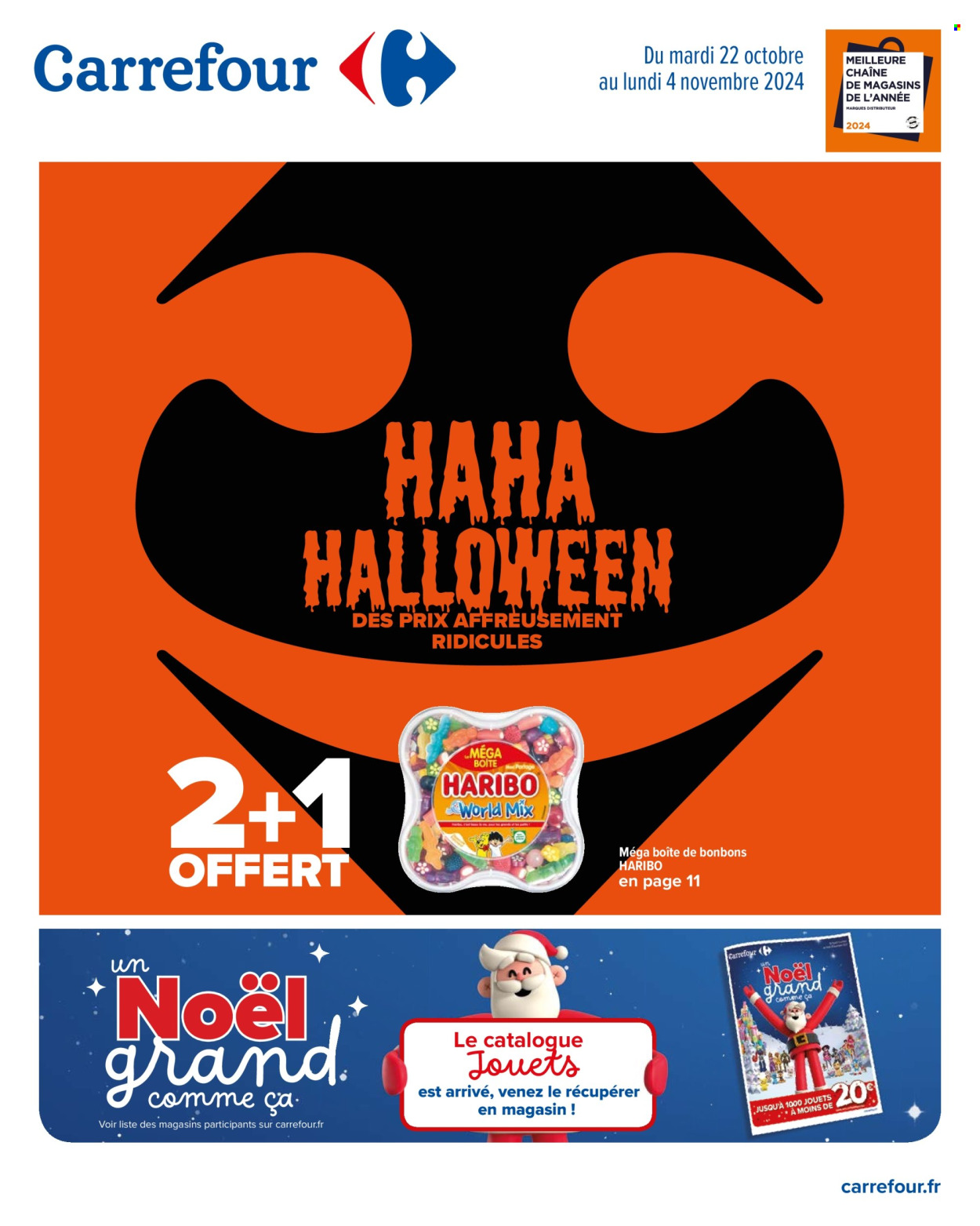 Catalogue Carrefour Hypermarchés - 22/10/2024 - 04/11/2024. Page 1