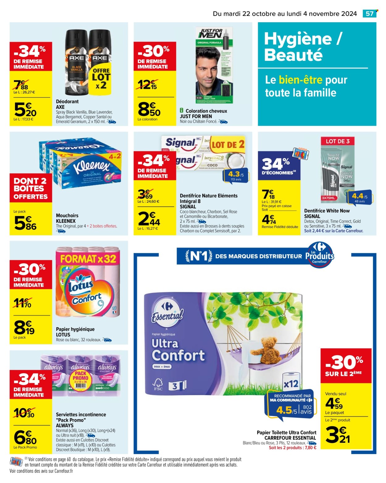 Catalogue Carrefour Hypermarchés - 22/10/2024 - 04/11/2024. Page 59