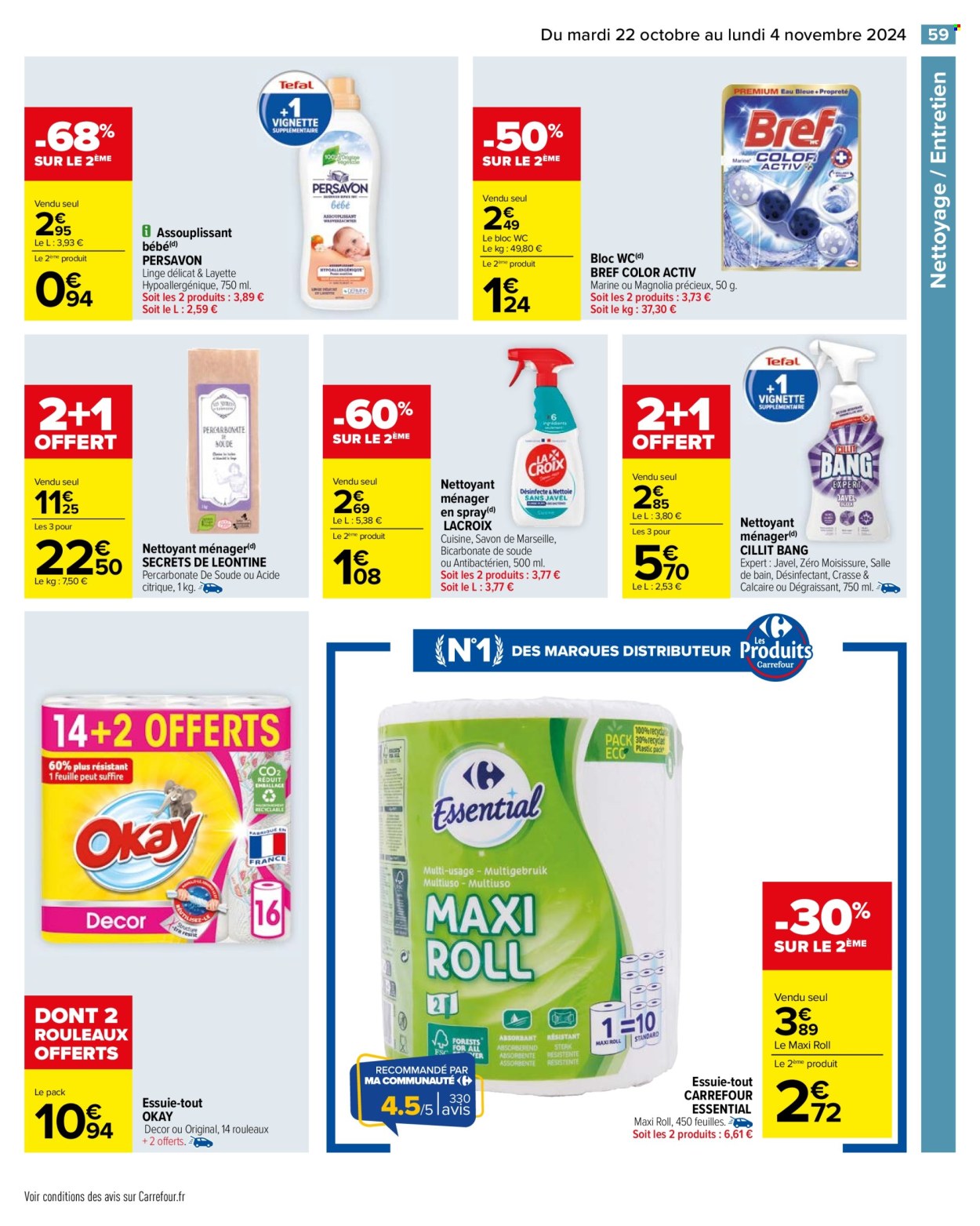 Catalogue Carrefour Hypermarchés - 22/10/2024 - 04/11/2024. Page 61
