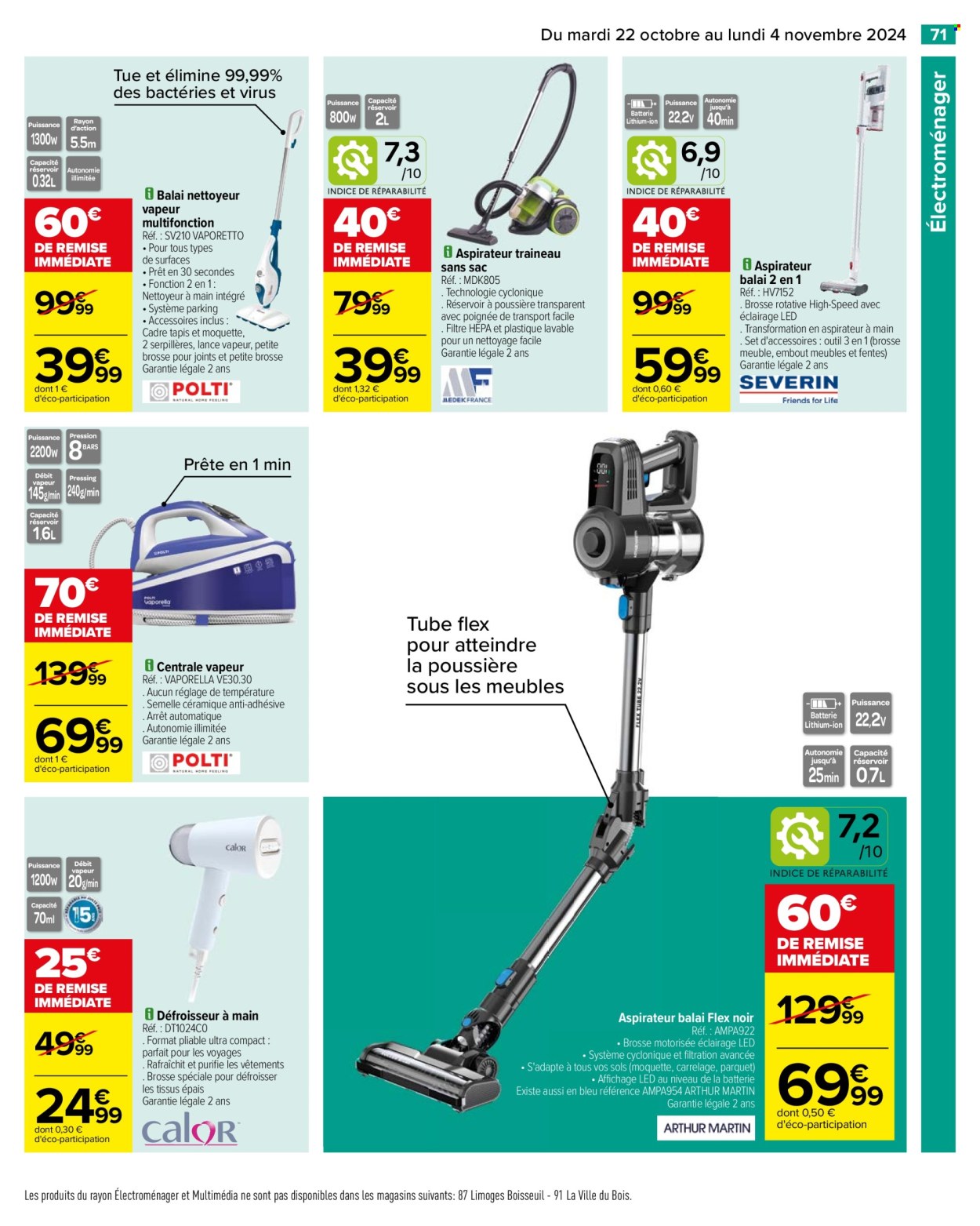 Catalogue Carrefour Hypermarchés - 22/10/2024 - 04/11/2024. Page 73