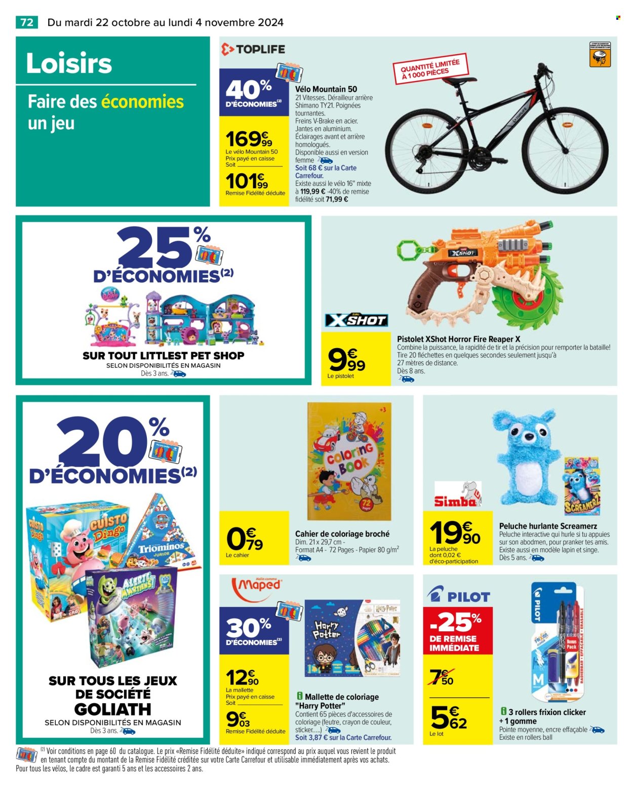 Catalogue Carrefour Hypermarchés - 22/10/2024 - 04/11/2024. Page 74
