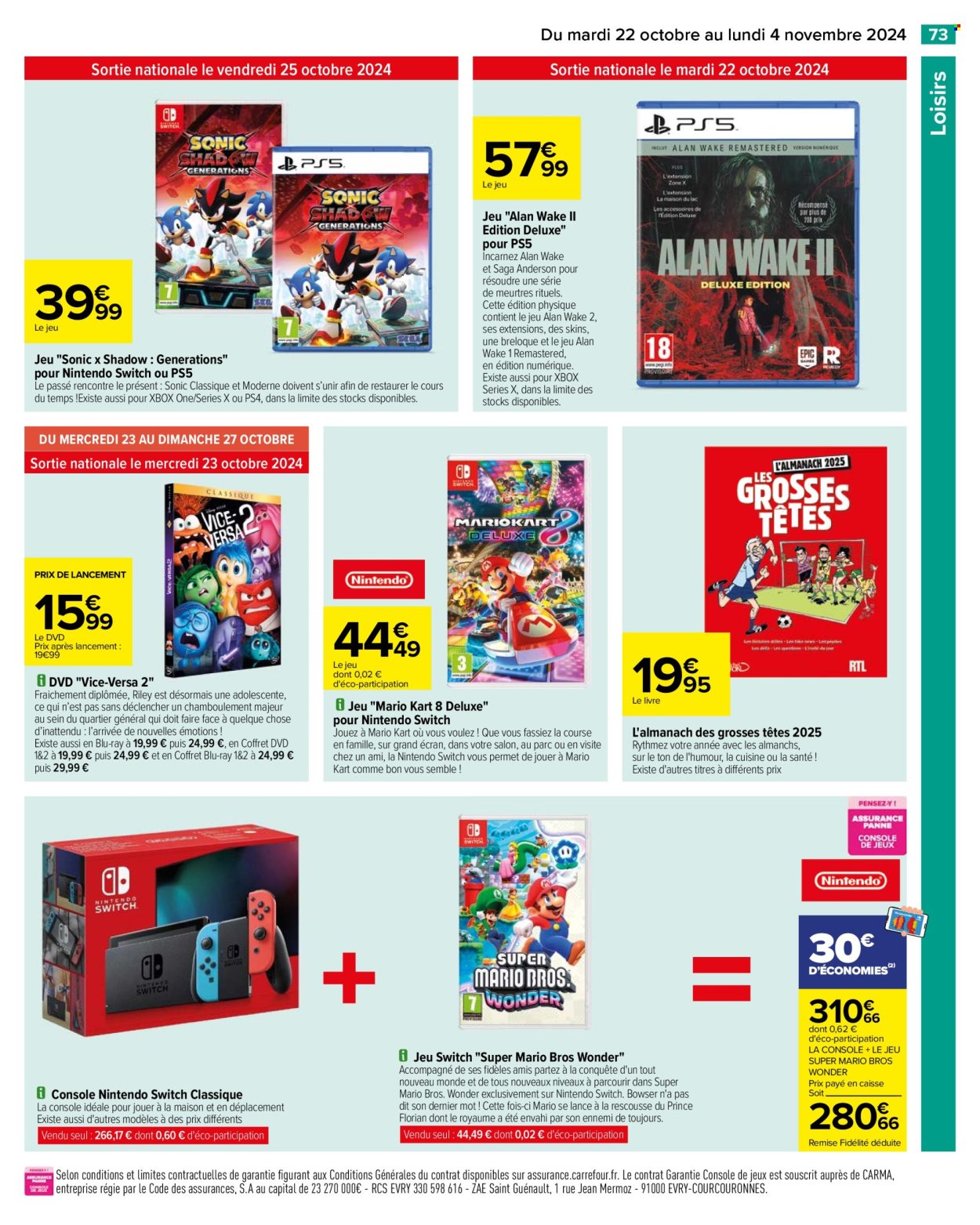 Catalogue Carrefour Hypermarchés - 22/10/2024 - 04/11/2024. Page 75