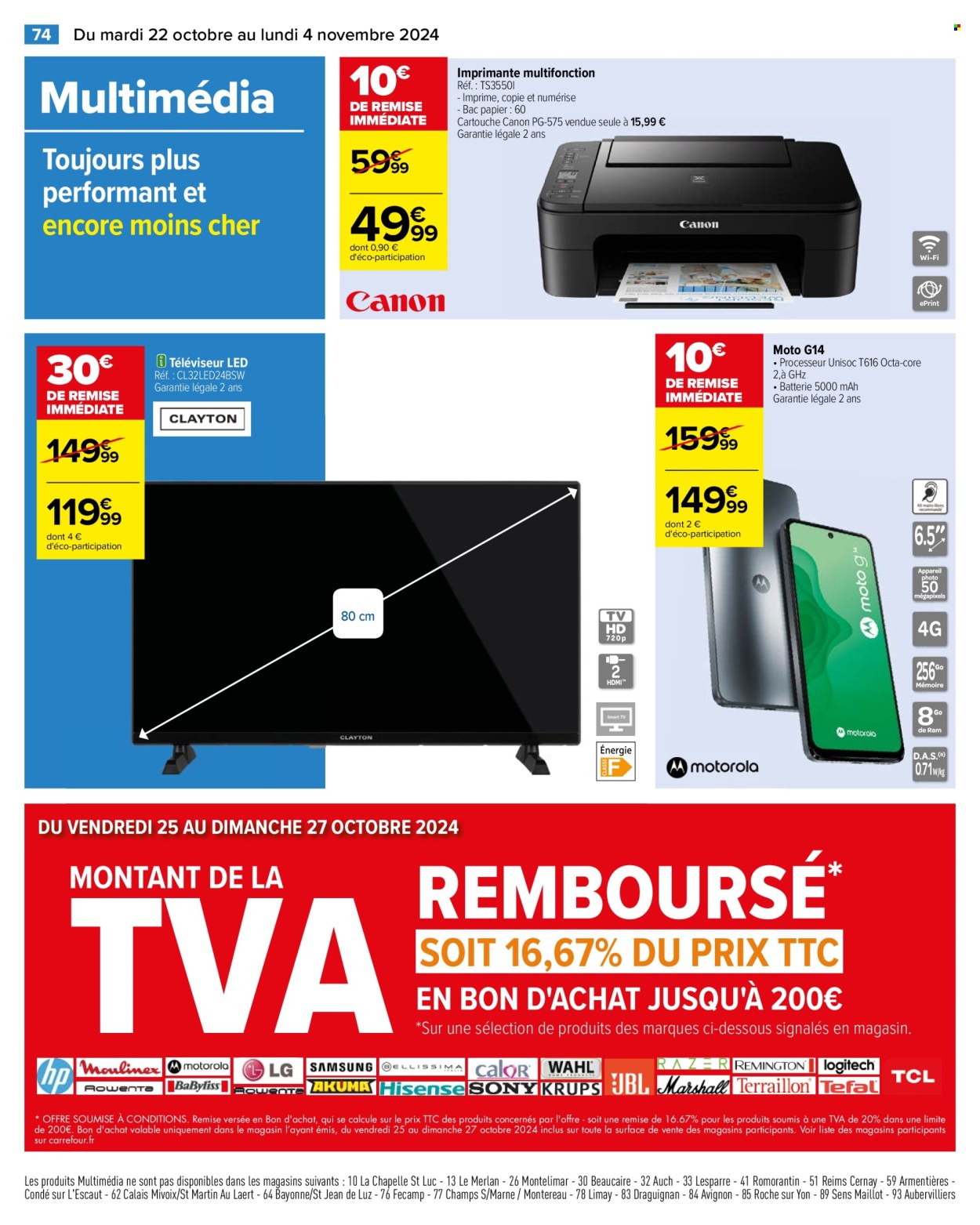 Catalogue Carrefour Hypermarchés - 22/10/2024 - 04/11/2024. Page 76