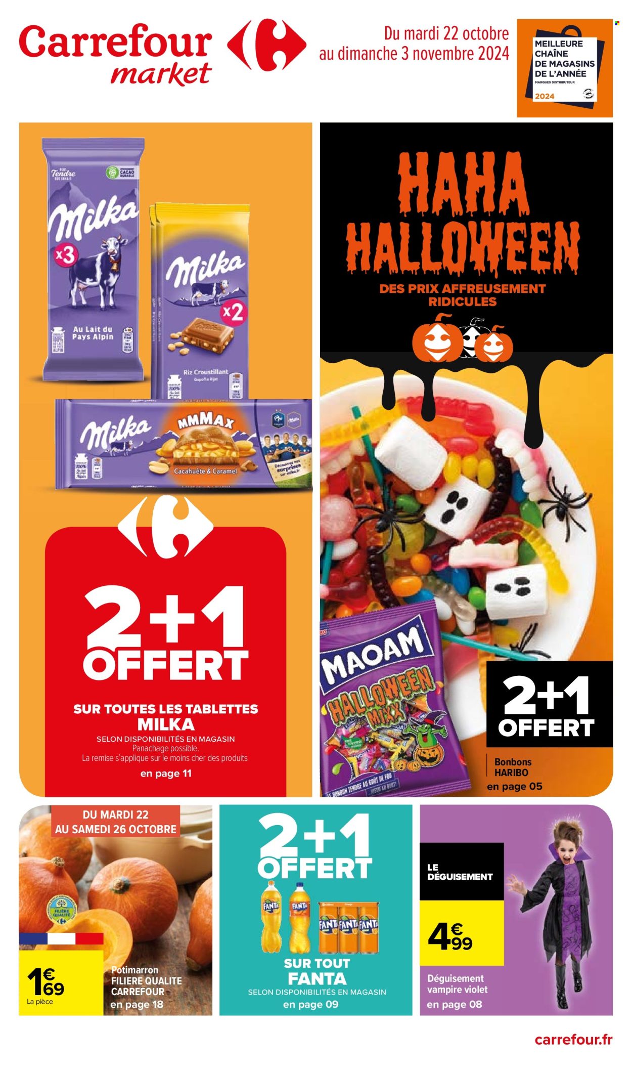 Catalogue Carrefour Market - 22/10/2024 - 03/11/2024. Page 1