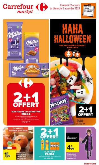 Catalogue Carrefour Market - 22/10/2024 - 03/11/2024.