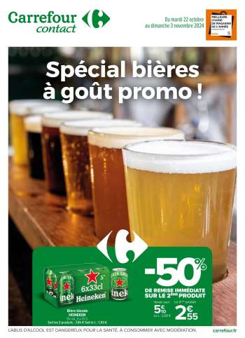 Catalogue Carrefour Contact - 22/10/2024 - 03/11/2024.