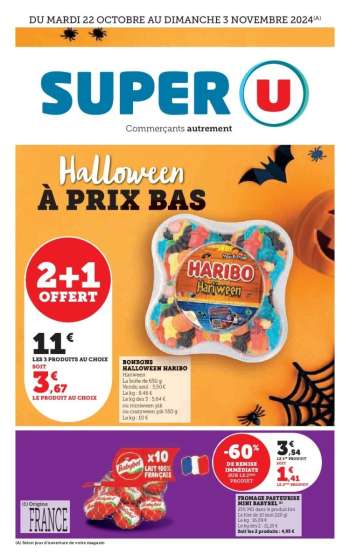 Catalogue SUPER U - 22/10/2024 - 03/11/2024.