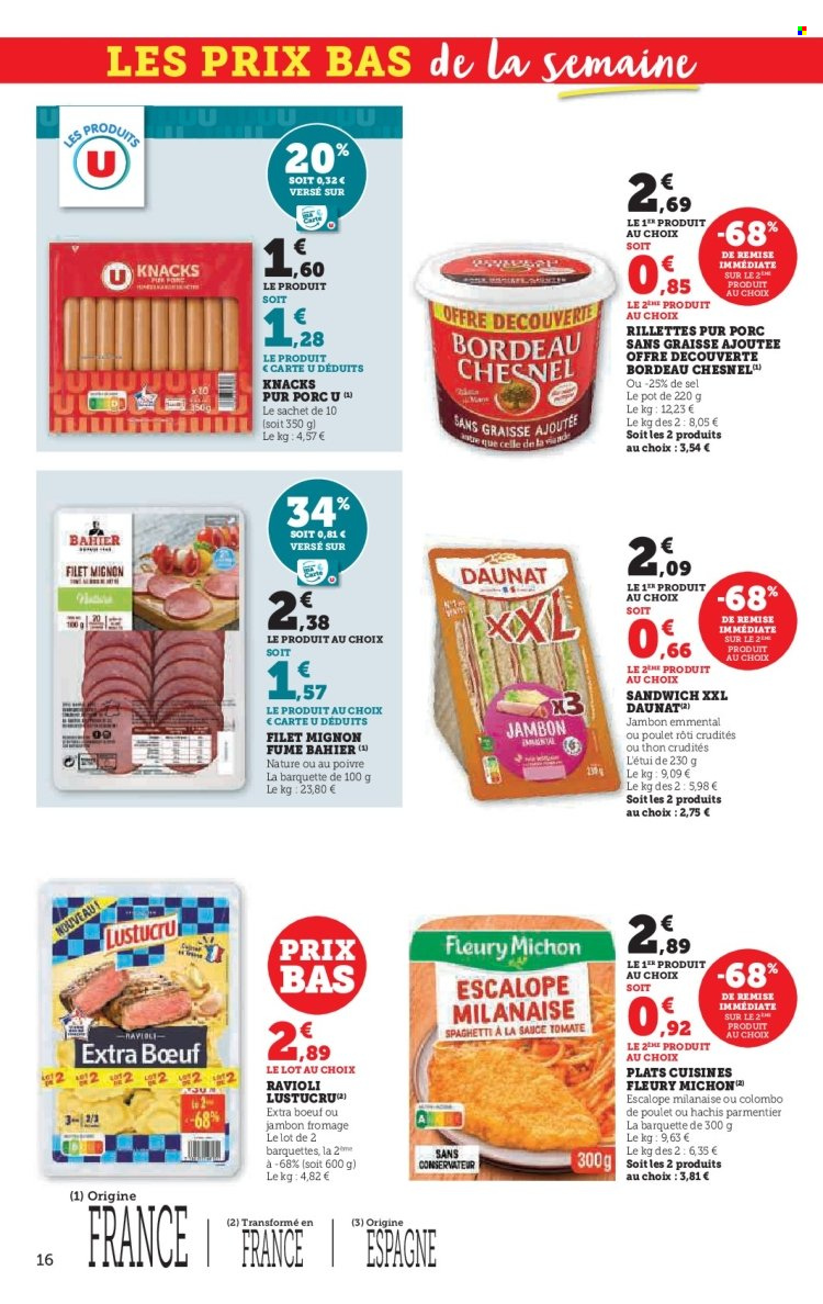 Catalogue SUPER U - 22/10/2024 - 03/11/2024. Page 16