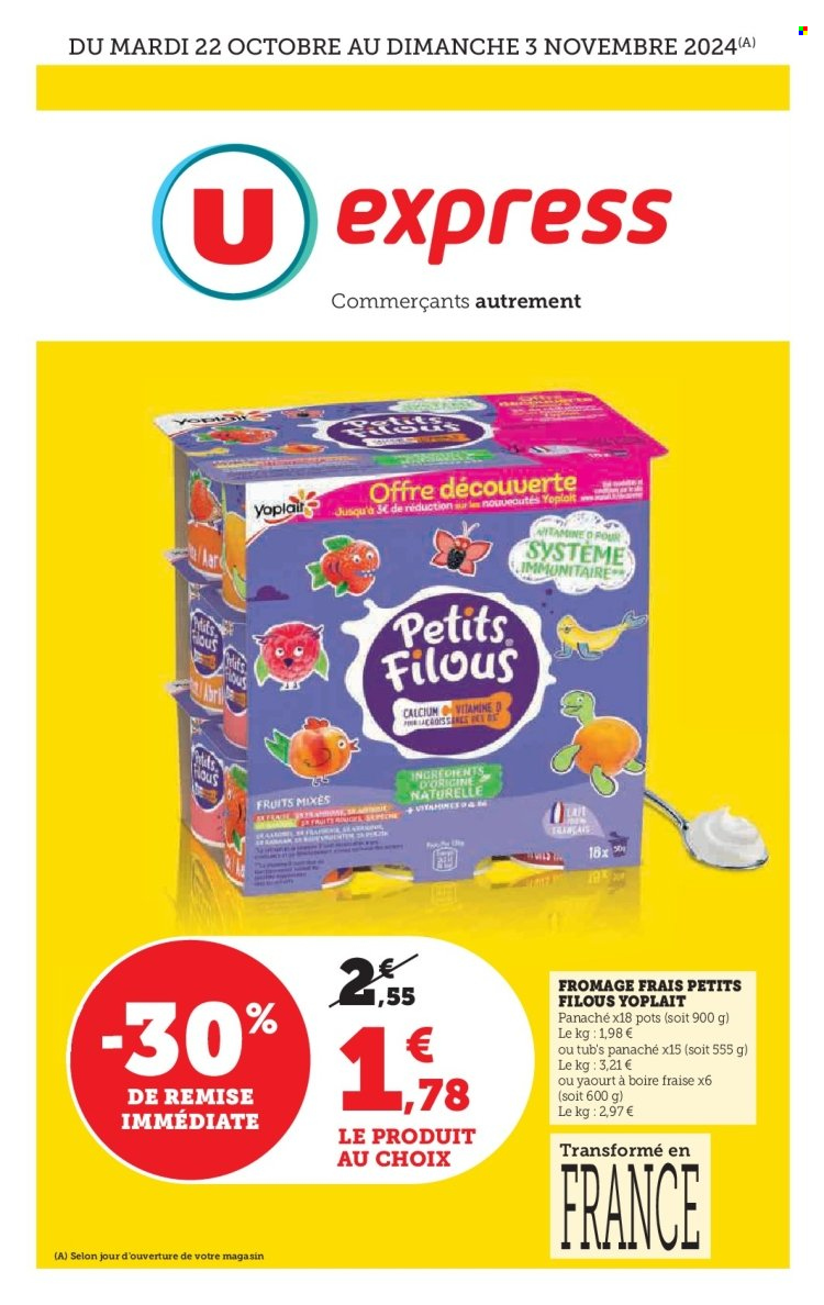 Catalogue U express - 22/10/2024 - 03/11/2024. Page 1