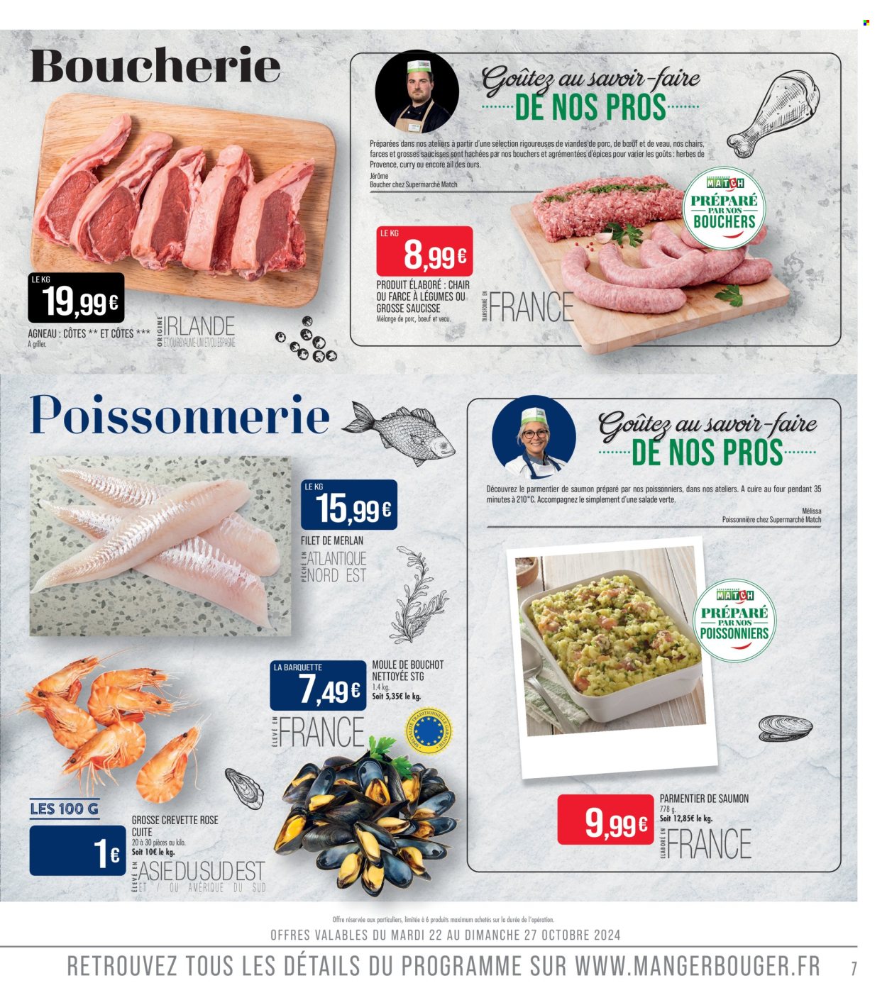 Catalogue Supermarché Match - 22/10/2024 - 03/11/2024. Page 7