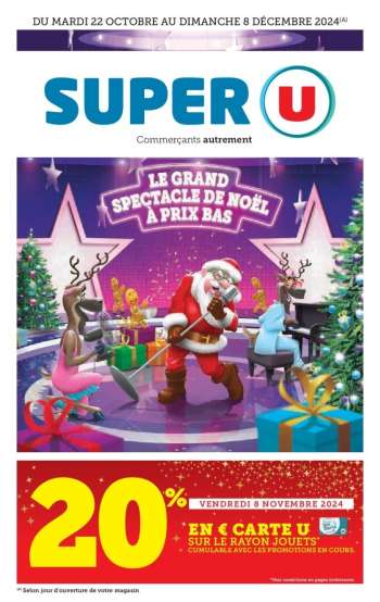 Catalogue SUPER U - 22/10/2024 - 08/12/2024.