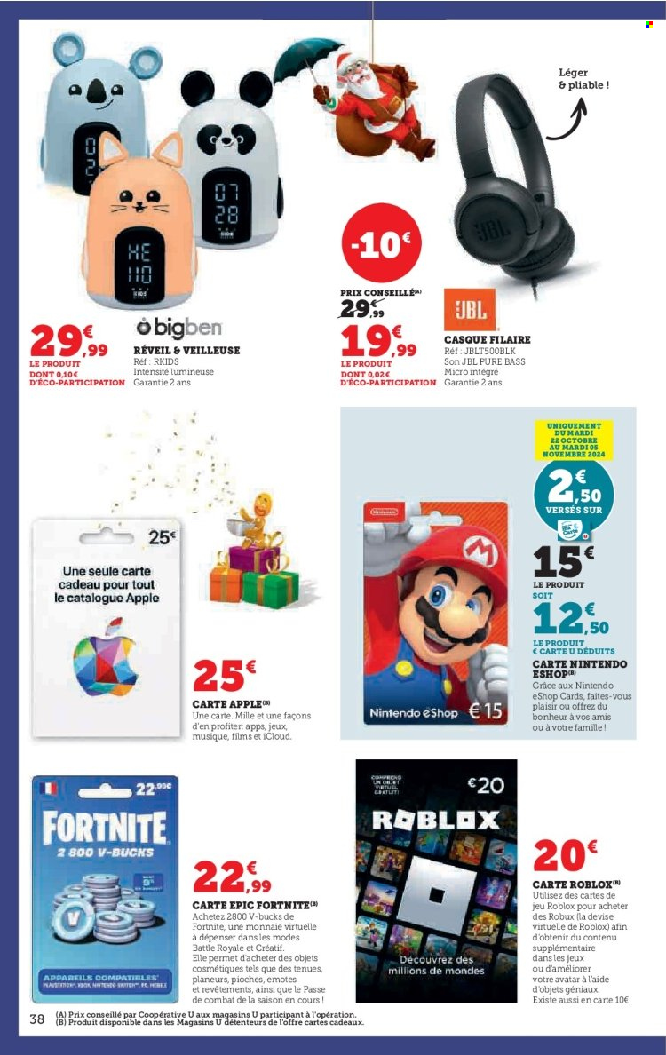 Catalogue SUPER U - 22/10/2024 - 08/12/2024. Page 38