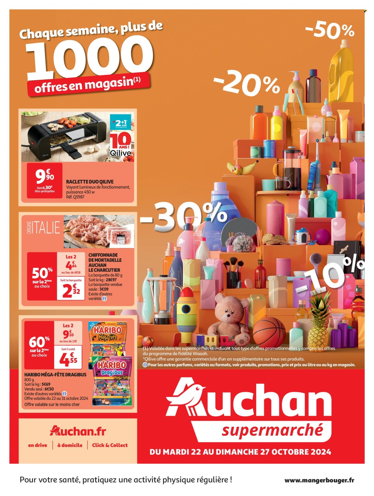 Catalogue Auchan - 22/10/2024 - 27/10/2024. Page 1
