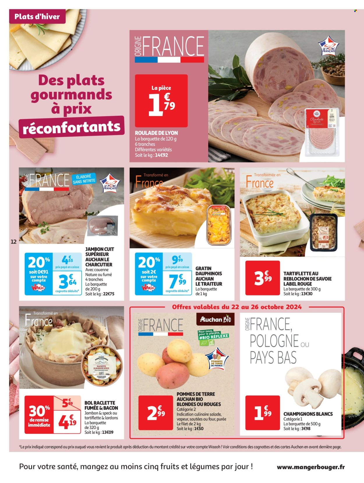 Catalogue Auchan - 22/10/2024 - 27/10/2024. Page 12