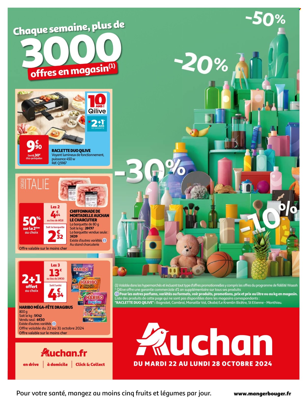 Catalogue Auchan - 22/10/2024 - 28/10/2024. Page 1