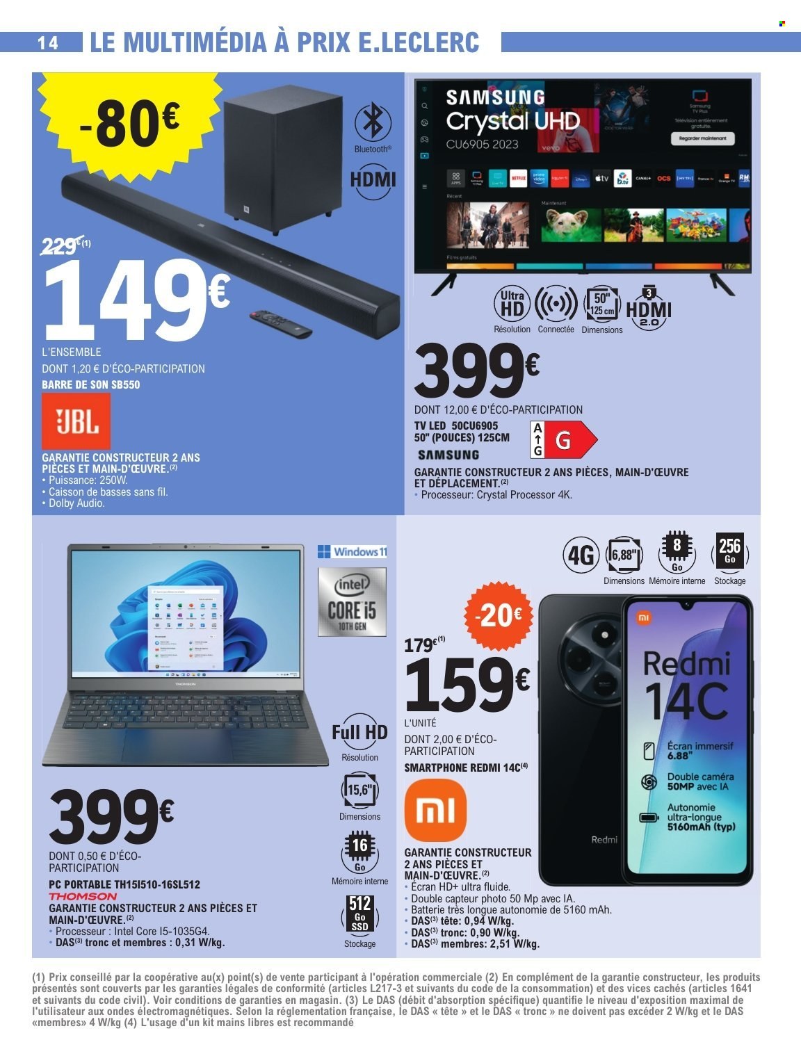 Catalogue E.Leclerc - 22/10/2024 - 02/11/2024. Page 14